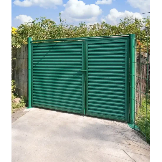 Lamella Design — завършен обект RAL 6005 MOSS GREEN 2