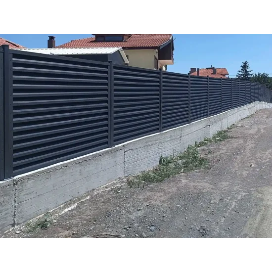 Lamella Design — завършен обект RAL 7016 ANTHRACITE 5