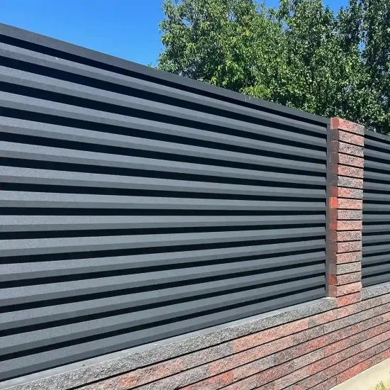 Lamella Design — завършен обект RAL 7016 ANTHRACITE 6