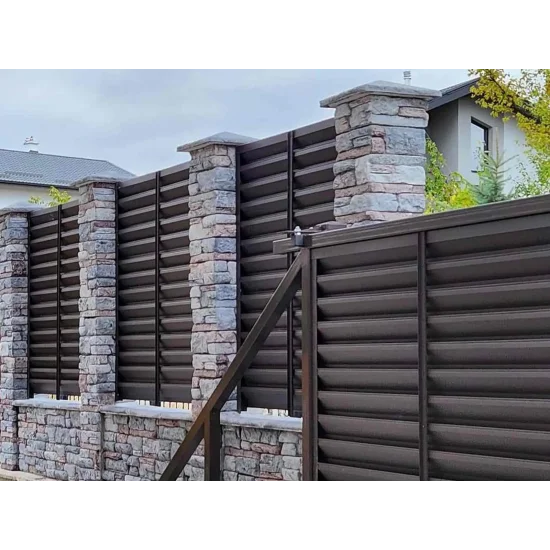 Lamella Design — завършен обект RAL 8019 MOCCA 4