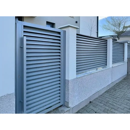 Lamella Design — завършен обект RAL 7024 URBAN 1