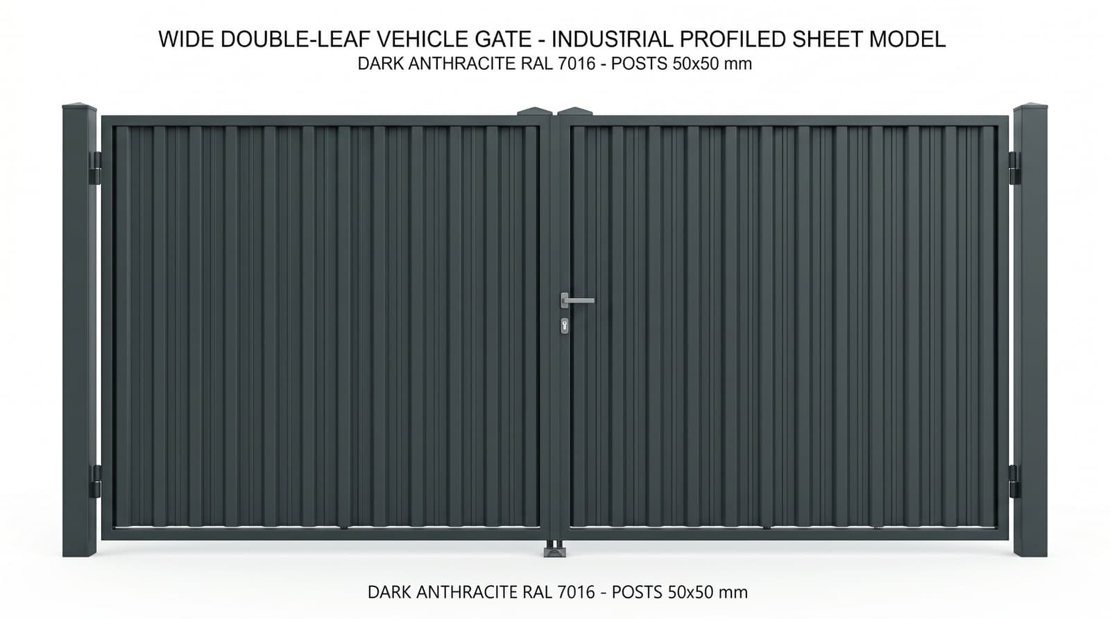 LT PANEL™ — Двукрила входна врата LT PANEL™ — RAL 7016 Dark Anthracite